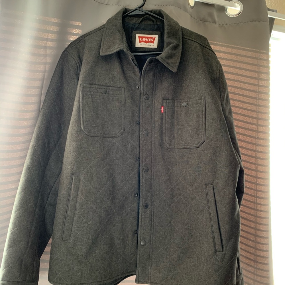 Levi’s Olive Green Quilted Size L Utility Jacket
